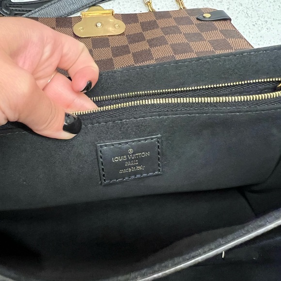 LOUIS VUITTON 
Damier Ebene Vavin PM Creme. - Picture 14 of 16
